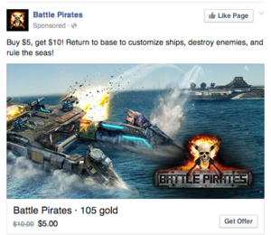Facebook propose un nouveau format publicitaire aux développeurs de jeux sociaux